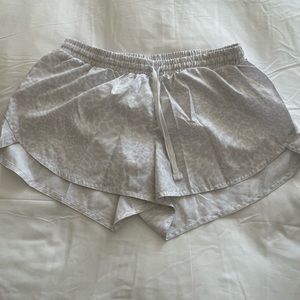 White Old Navy running shorts